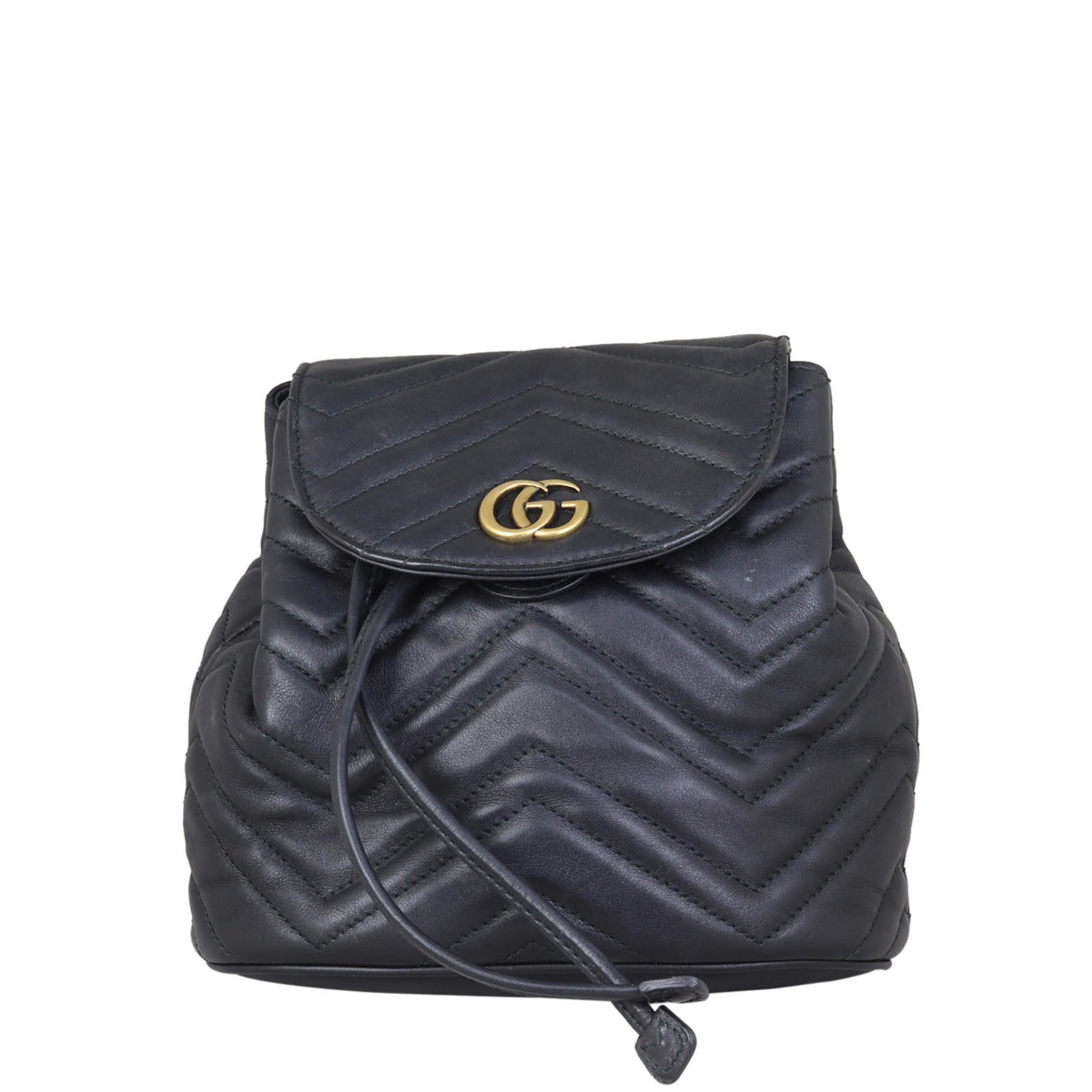 gucci gg marmont flap backpack matelasse mini black Gucci GG Marmont Mini Backpack – Luxe.It.Fwd