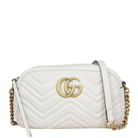 Gucci GG Marmont Small Camera Bag Front with Strap
