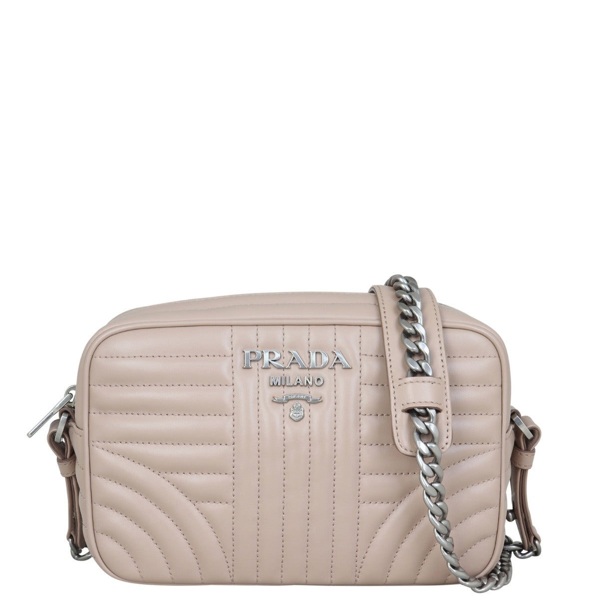 Prada Diagramme Camera Bag Front with Strap
