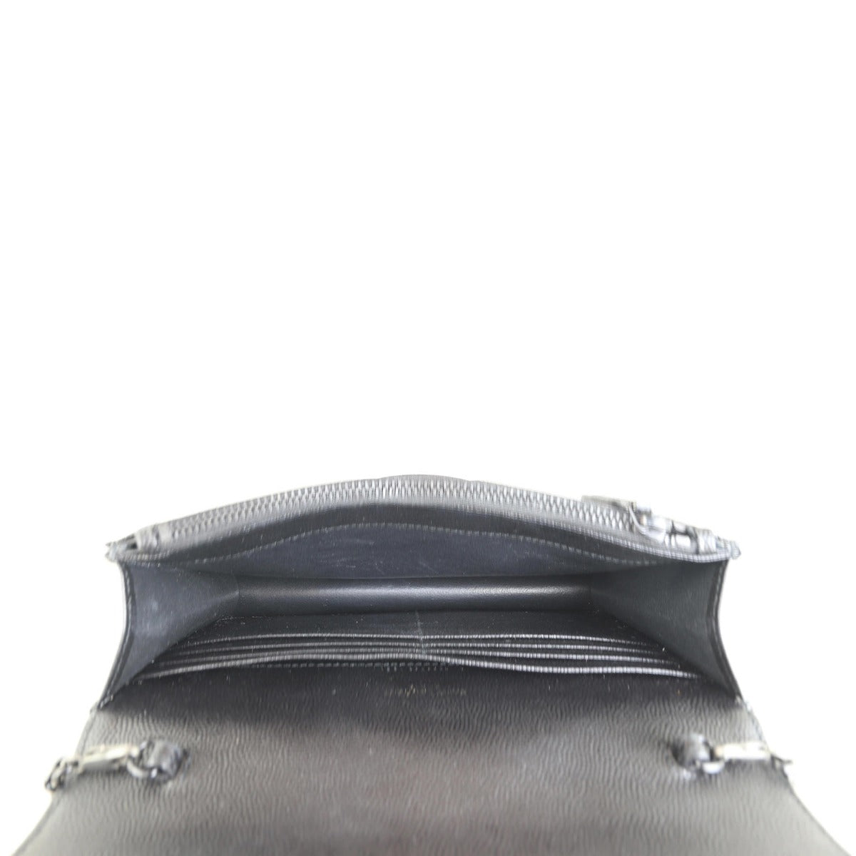 Saint Laurent Monogram Envelope Chain Wallet Interior