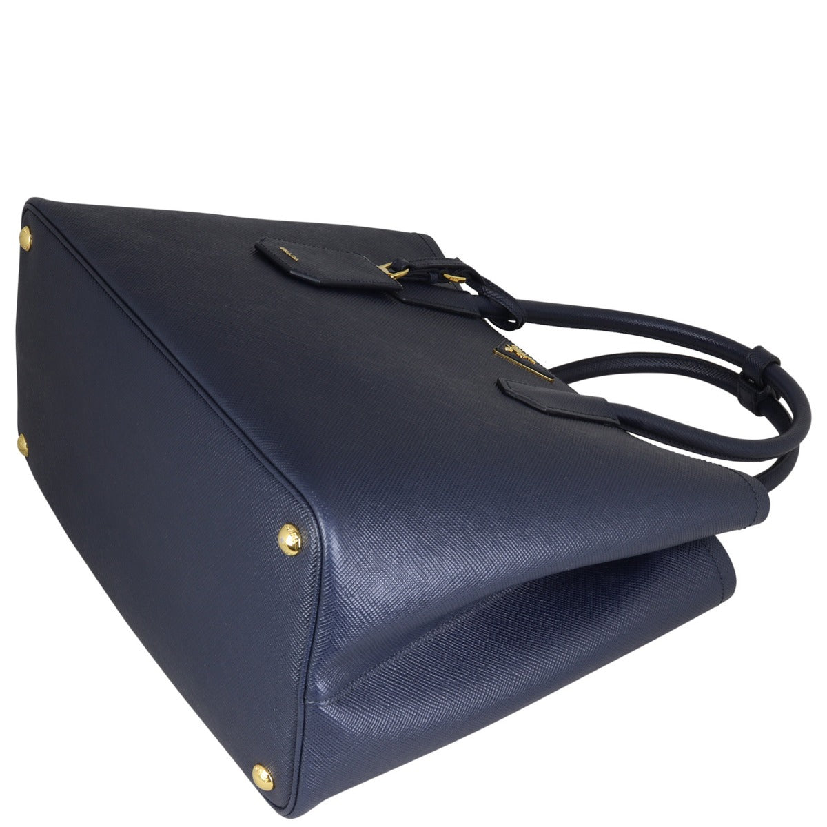 Prada Saffiano Cuir Double Bag Large Corner Distance