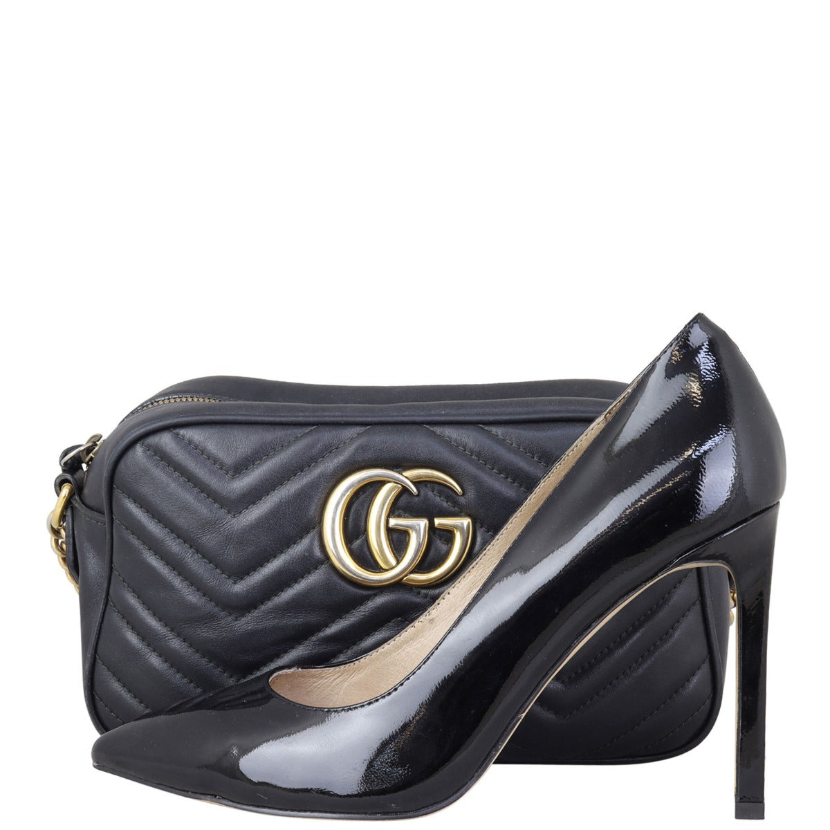 Gucci GG Marmont Small Camera Bag Shoe