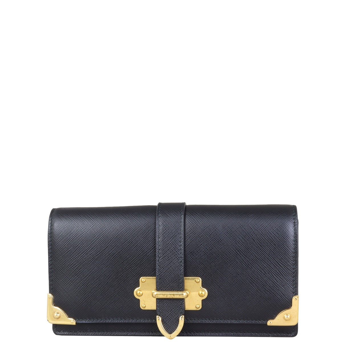 Prada Cahier Mini Crossbody Front