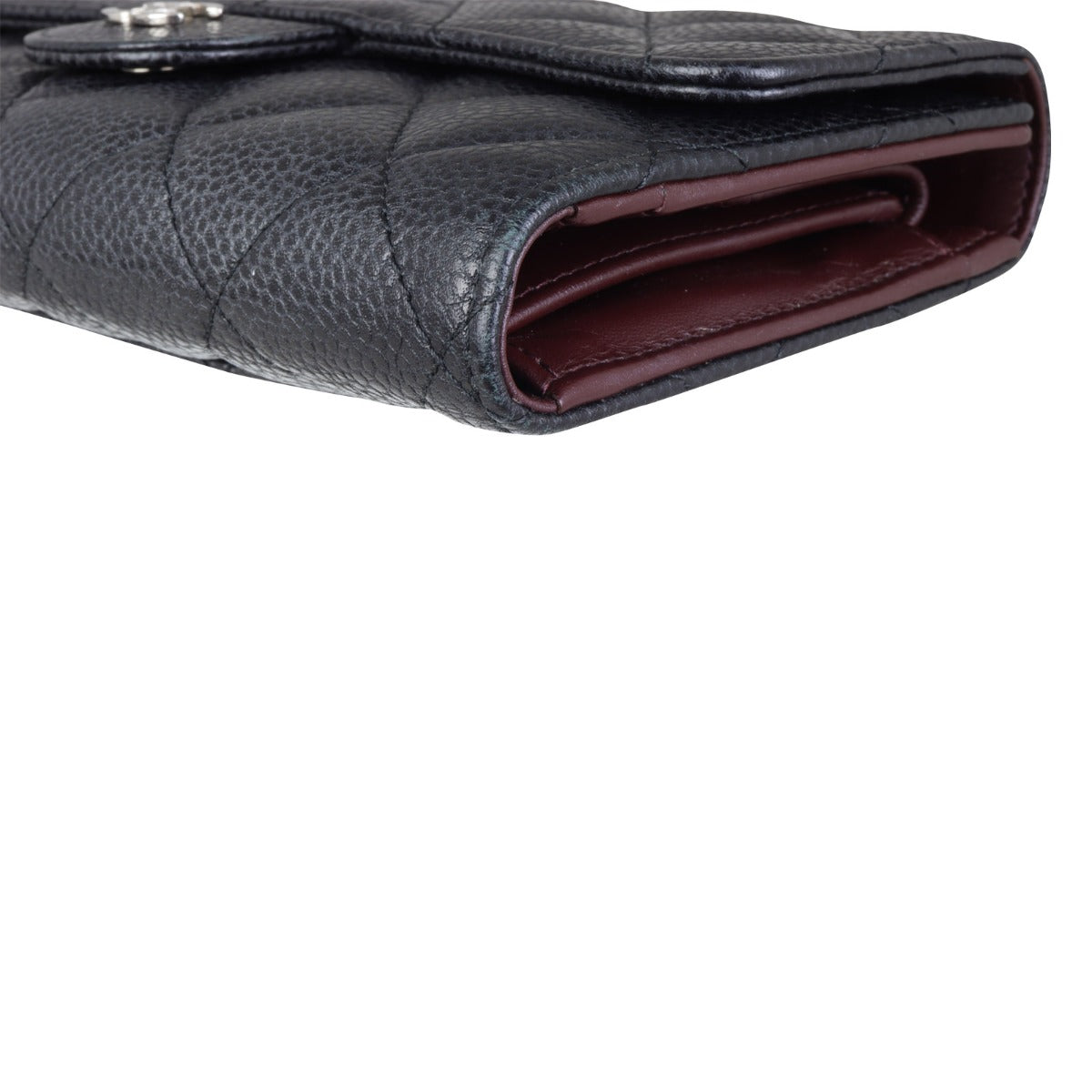 Chanel Classic Flap Long Wallet Corner Closeup