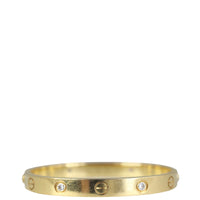 Cartier Love 18k Yellow Gold 4 Diamond Bracelet