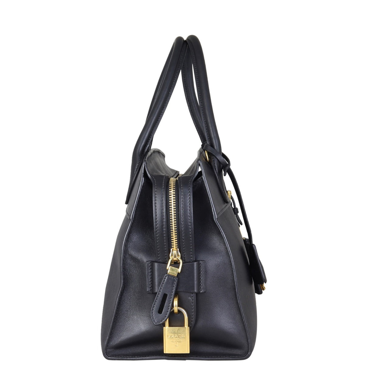 Prada Saffiano City Calf Esplanade Medium Side