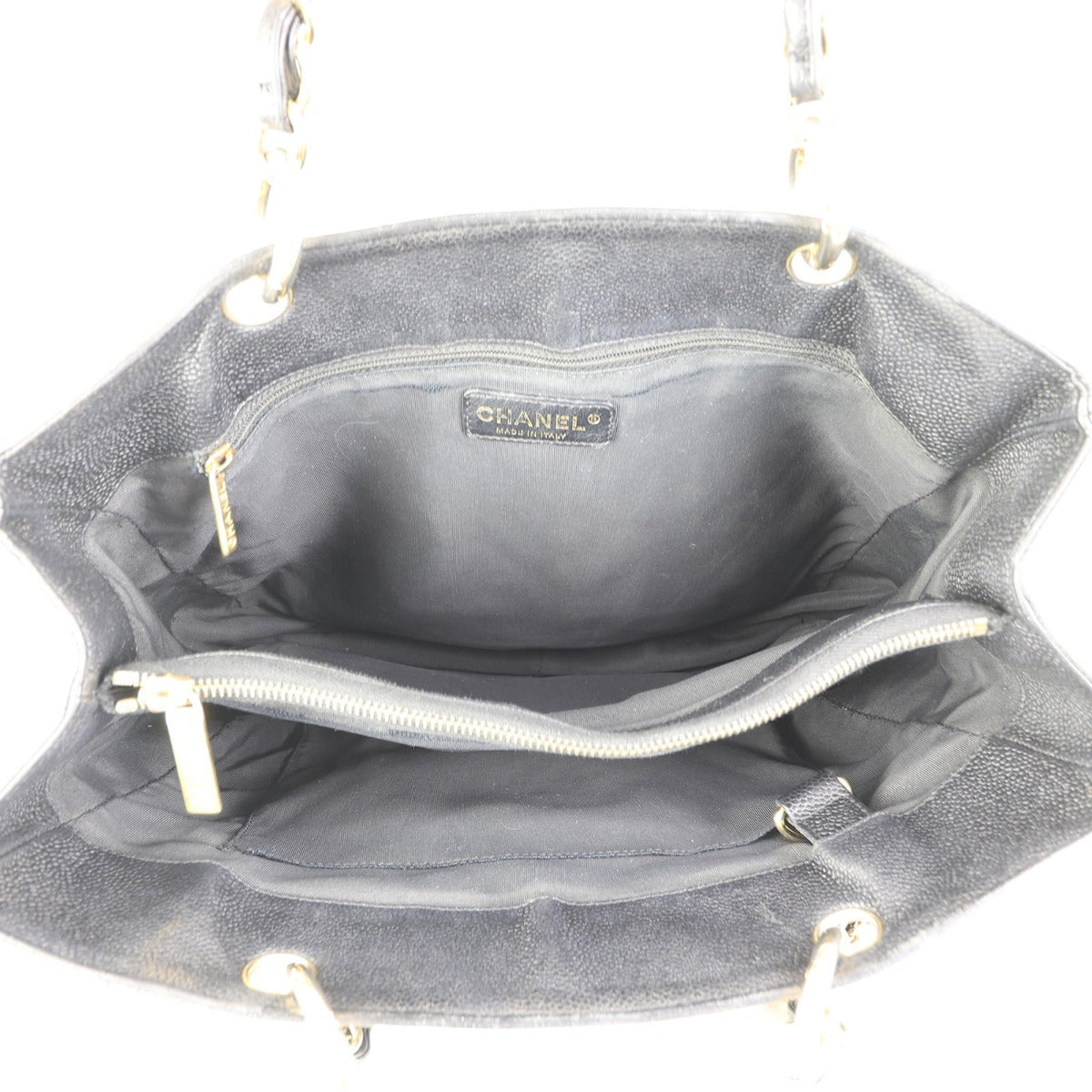 Chanel Grand Shopping Tote Interior