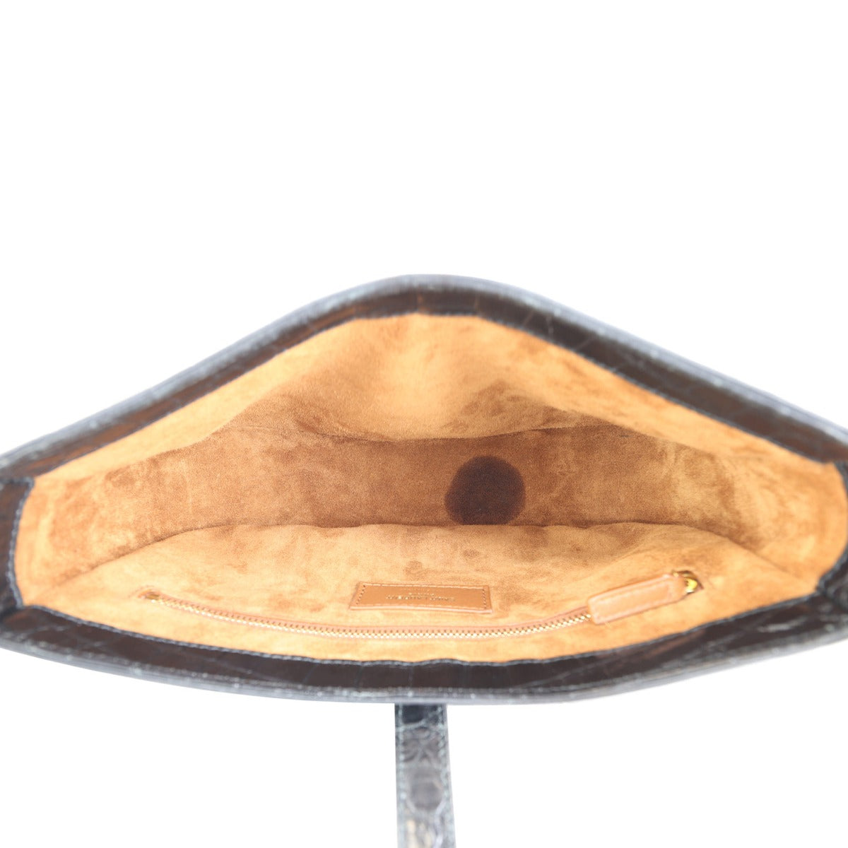 Saint Laurent Le 5 A 7 Hobo Croc-Embossed Interior