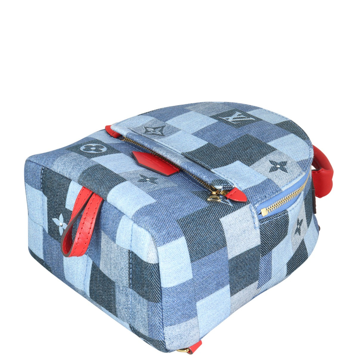 louis vuitton backpack checkered mini Louis Vuitton Palm Springs Mini Backpack Denim – Luxe.It.Fwd