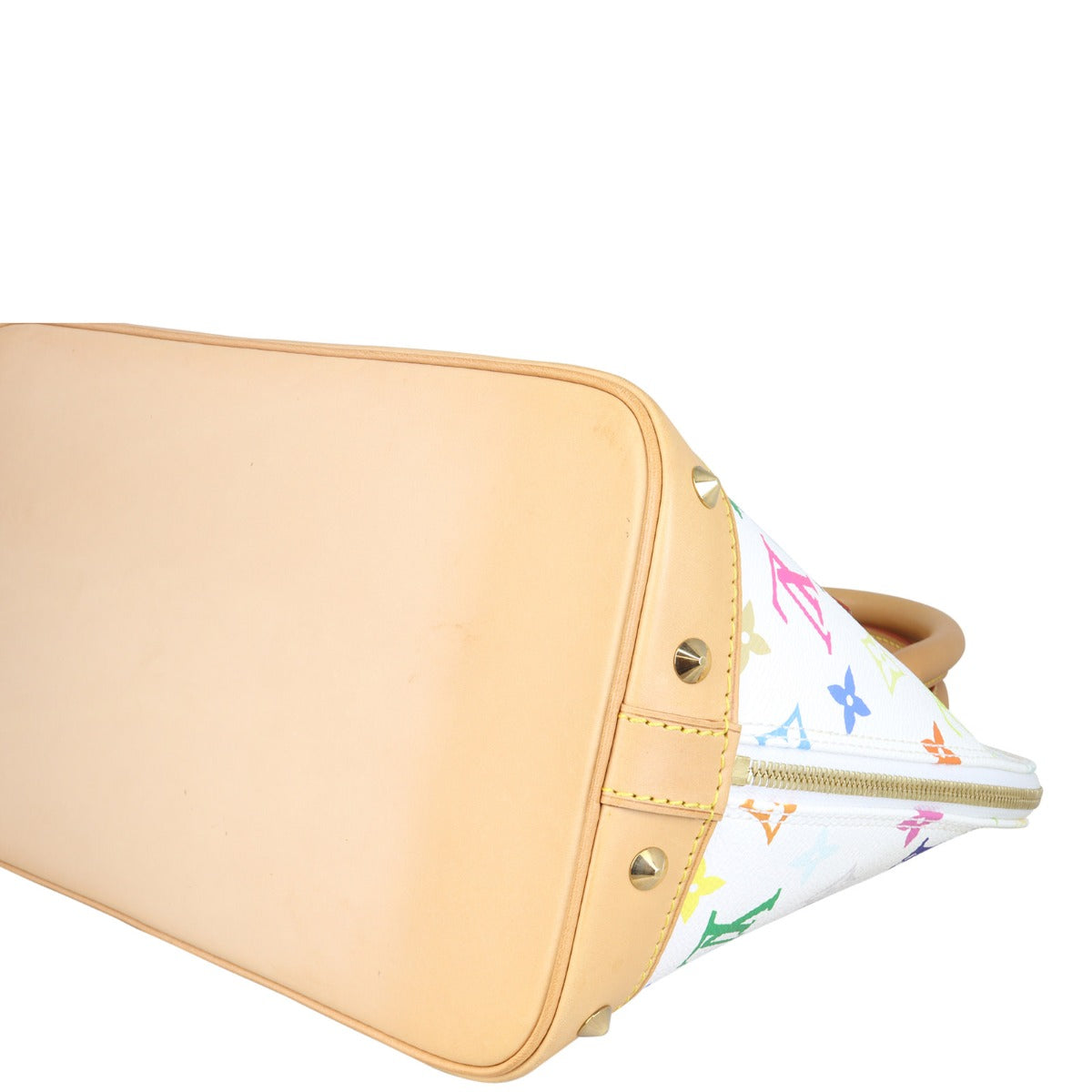 Louis Vuitton Alma PM Multicolore Corner Closeup