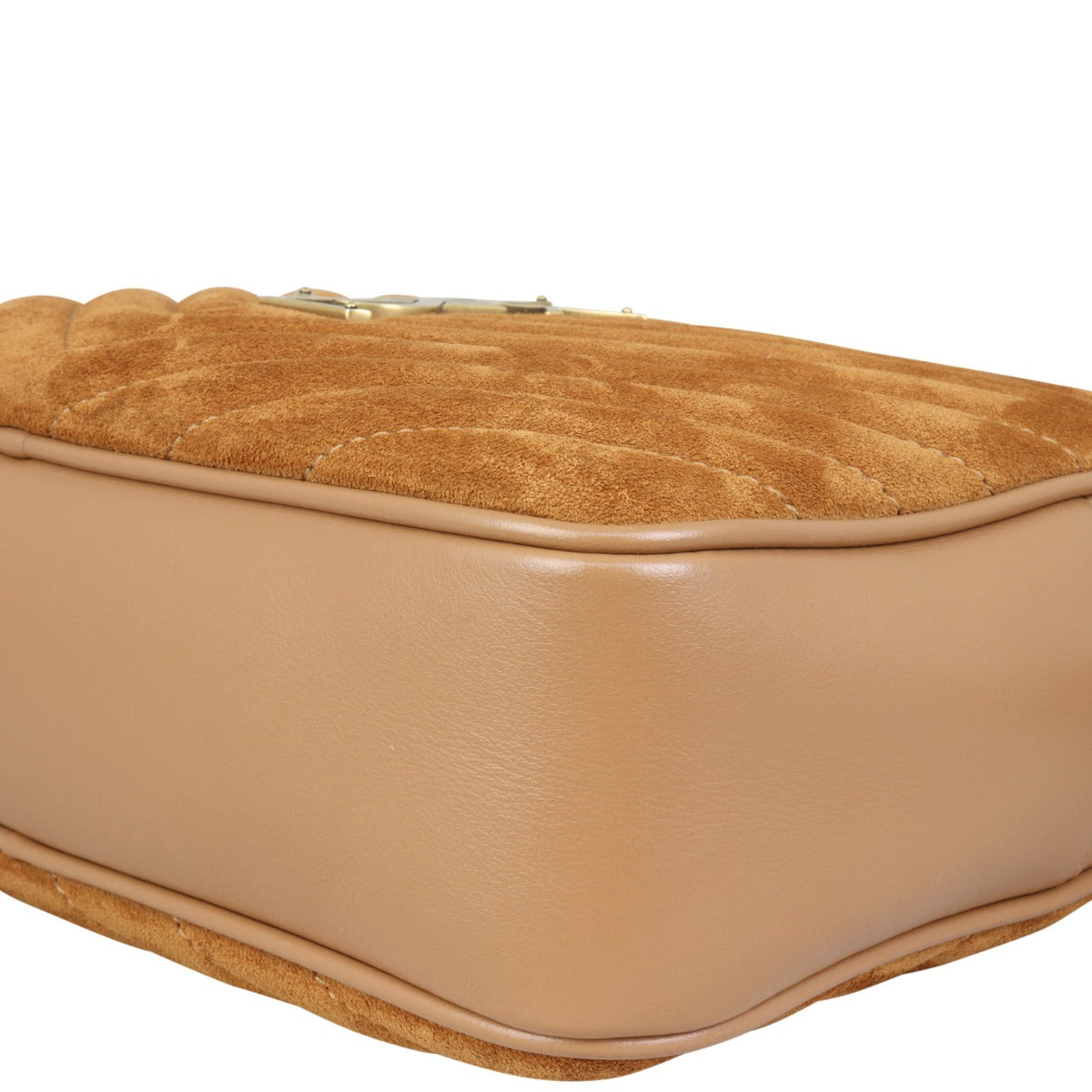 Saint Laurent Lou Camera Bag Suede Corner Closeup