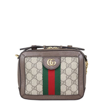Gucci GG Supreme Mini Top Handle Shoulder Bag Front