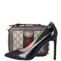 Gucci GG Supreme Mini Top Handle Shoulder Bag Shoe