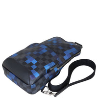 Louis Vuitton Avenue Sling Bag Damier Graphite Pixel Corner Distance