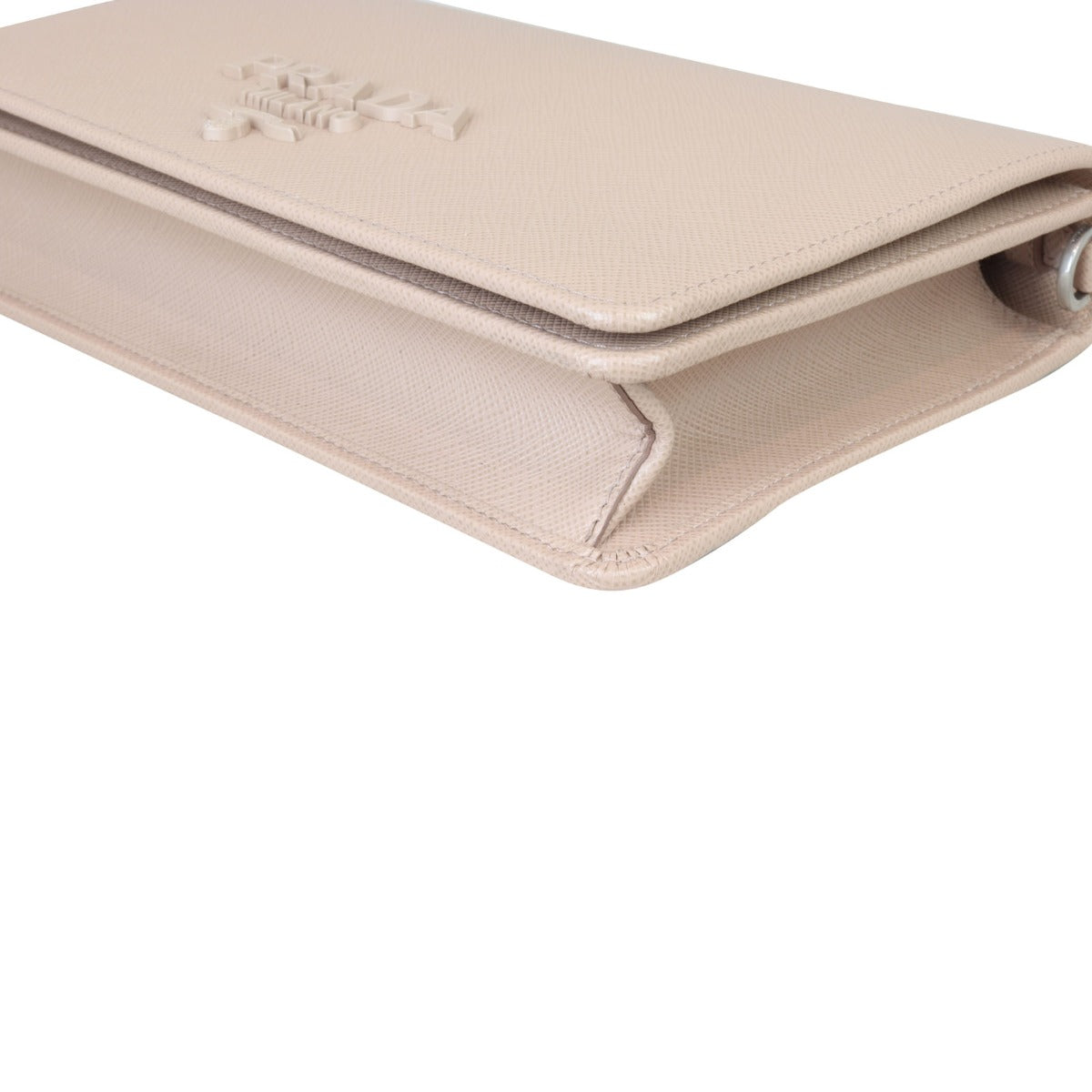 Prada Saffiano Chain Mini Bag Corner Closeup