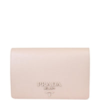 Prada Saffiano Chain Mini Bag Front