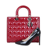  Dior Lady Dior Large Patent Shoe