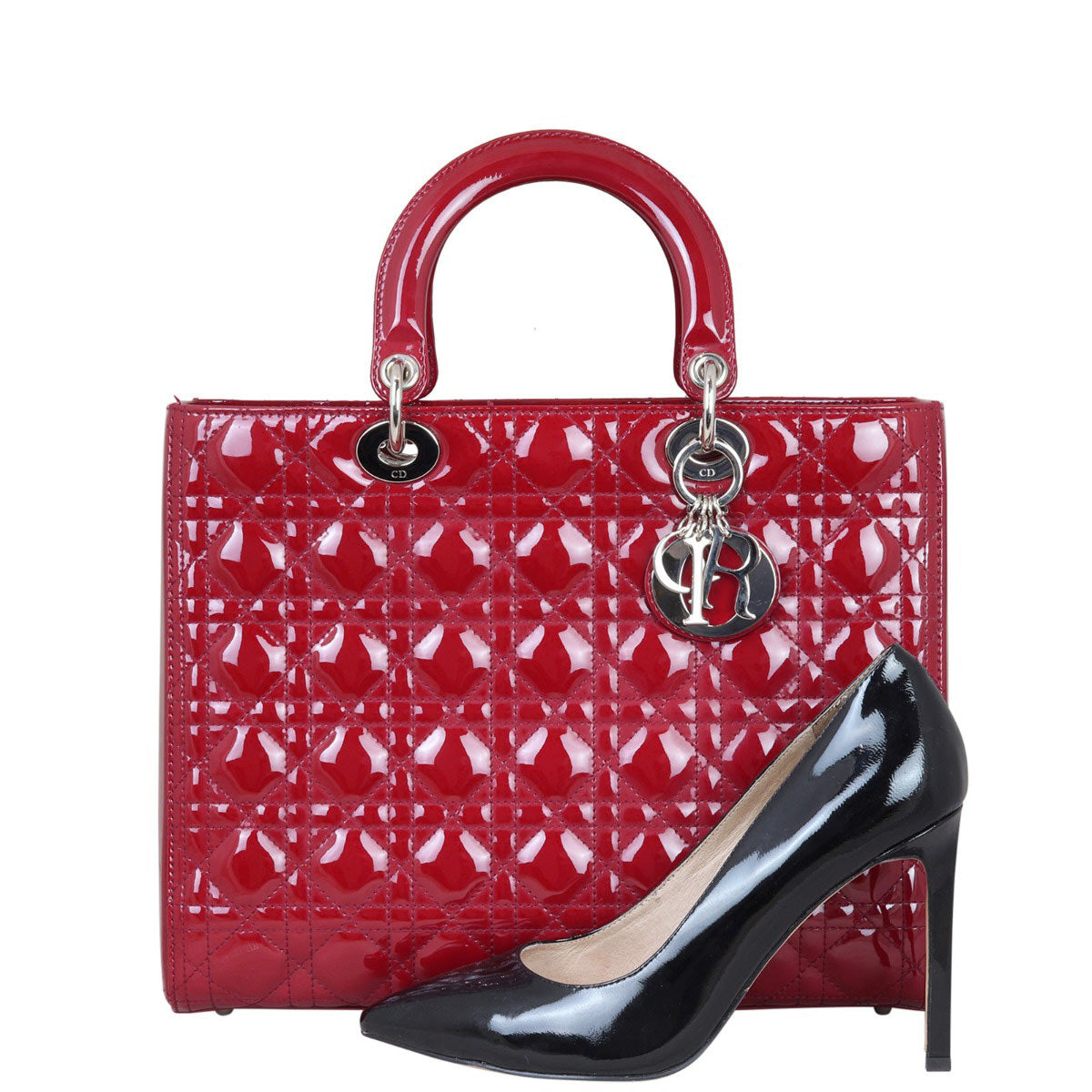  Dior Lady Dior Large Patent Shoe