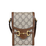 Gucci GG Supreme Horsebit Pouch Front