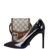 Gucci GG Supreme Horsebit Pouch Shoe