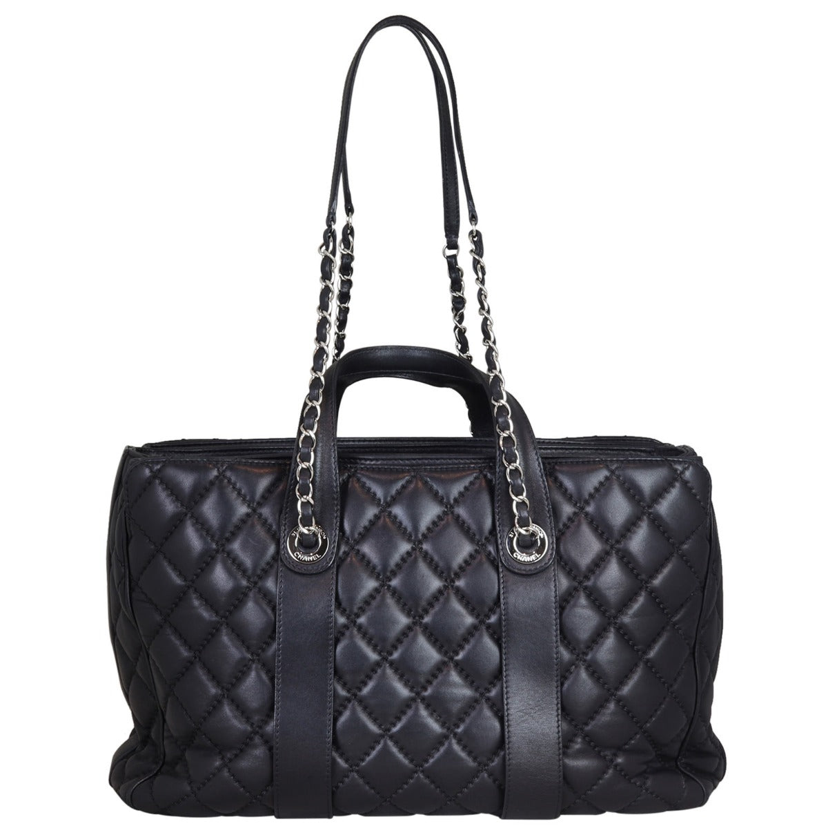 Chanel CC Quilted Large Tote Front