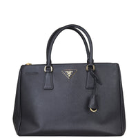 Prada Saffiano Lux Galleria Double Zip Tote Medium Front