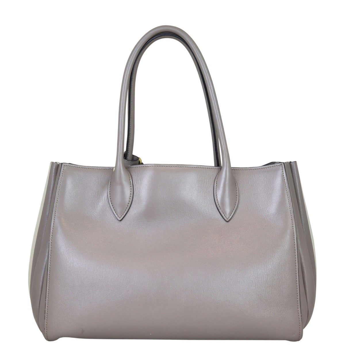 Prada City Calf Bibliotheque Bag Back