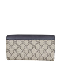 Gucci GG Supreme Continental Padlock Wallet on Chain Back