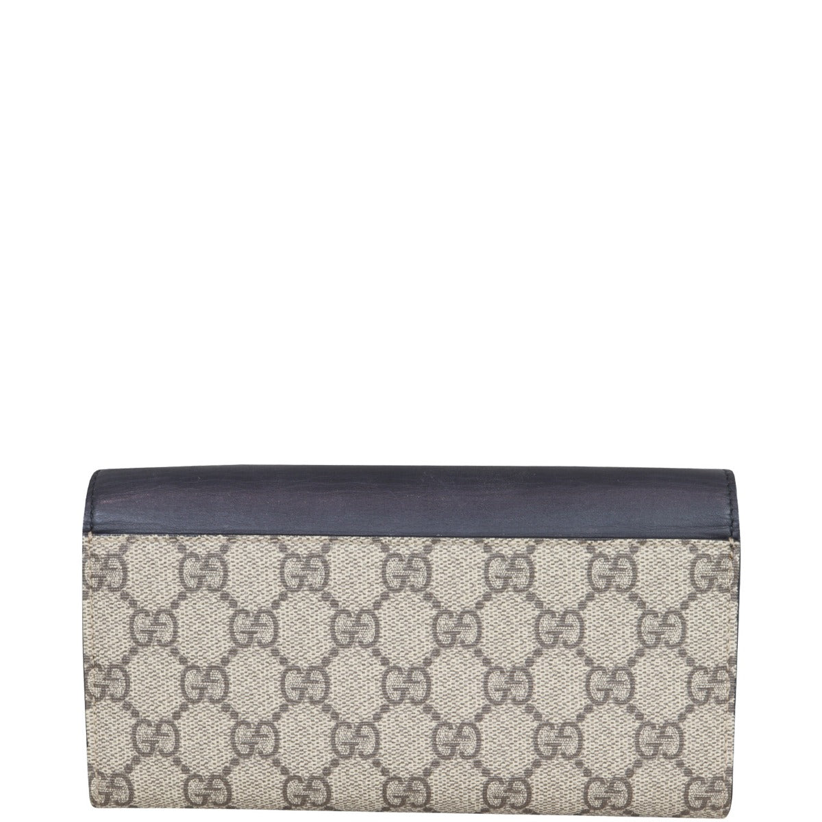 Gucci GG Supreme Continental Padlock Wallet on Chain Back