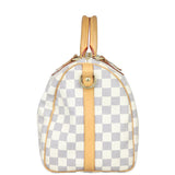 Louis Vuitton Speedy 30 Bandouliere Damier Azur Side