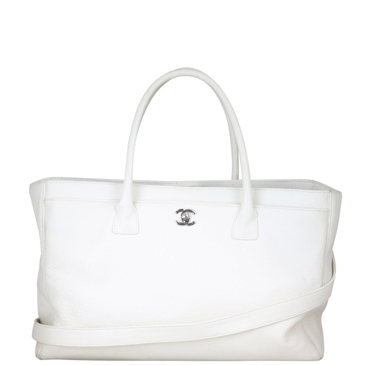 Chanel Cerf Tote Front with Strap