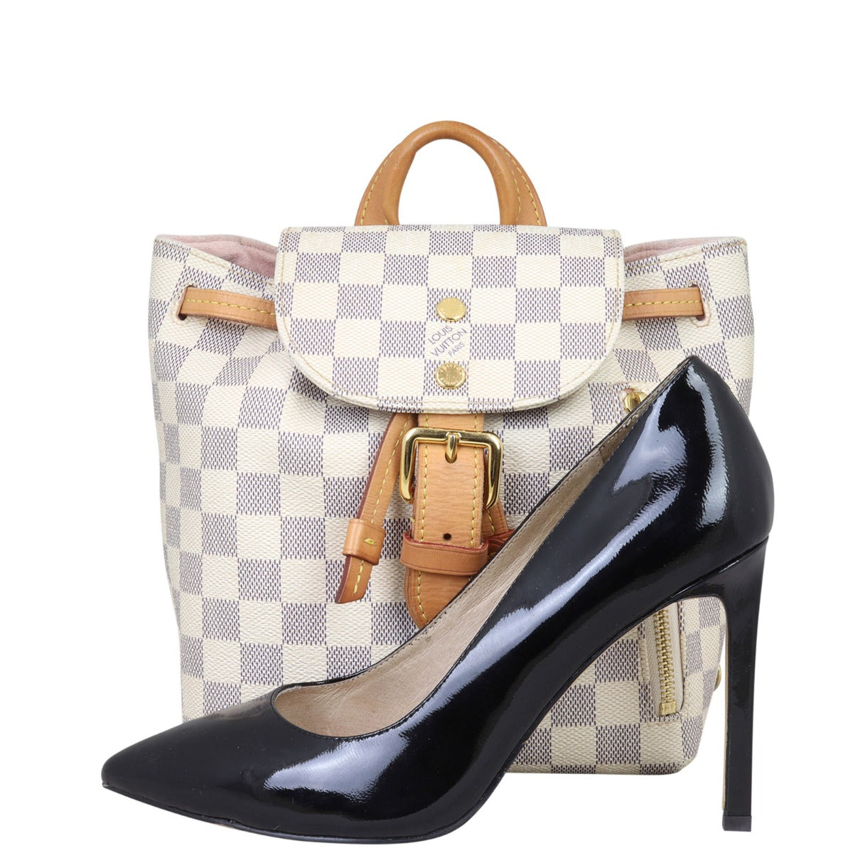 louis vuitton backpack dupes Louis Vuitton Sperone BB Backpack Damier Azur – Luxe.It.Fwd
