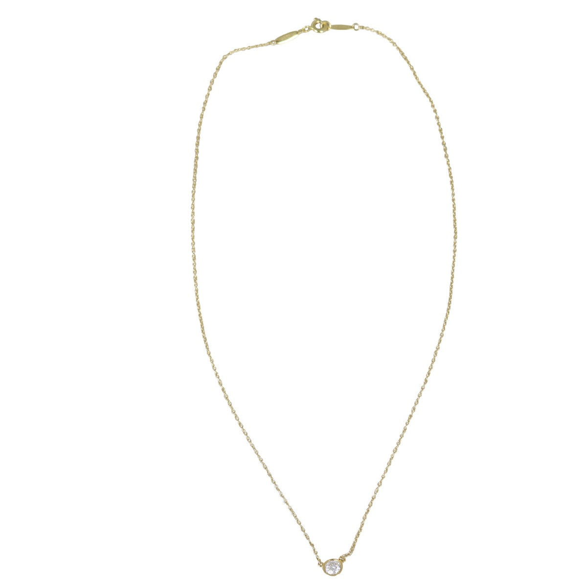 Tiffany & Co Diamonds by the Yard 18k Yellow Gold Pendant  Front