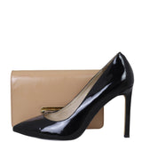 Prada Saffiano Vernice Chain Bag Shoe