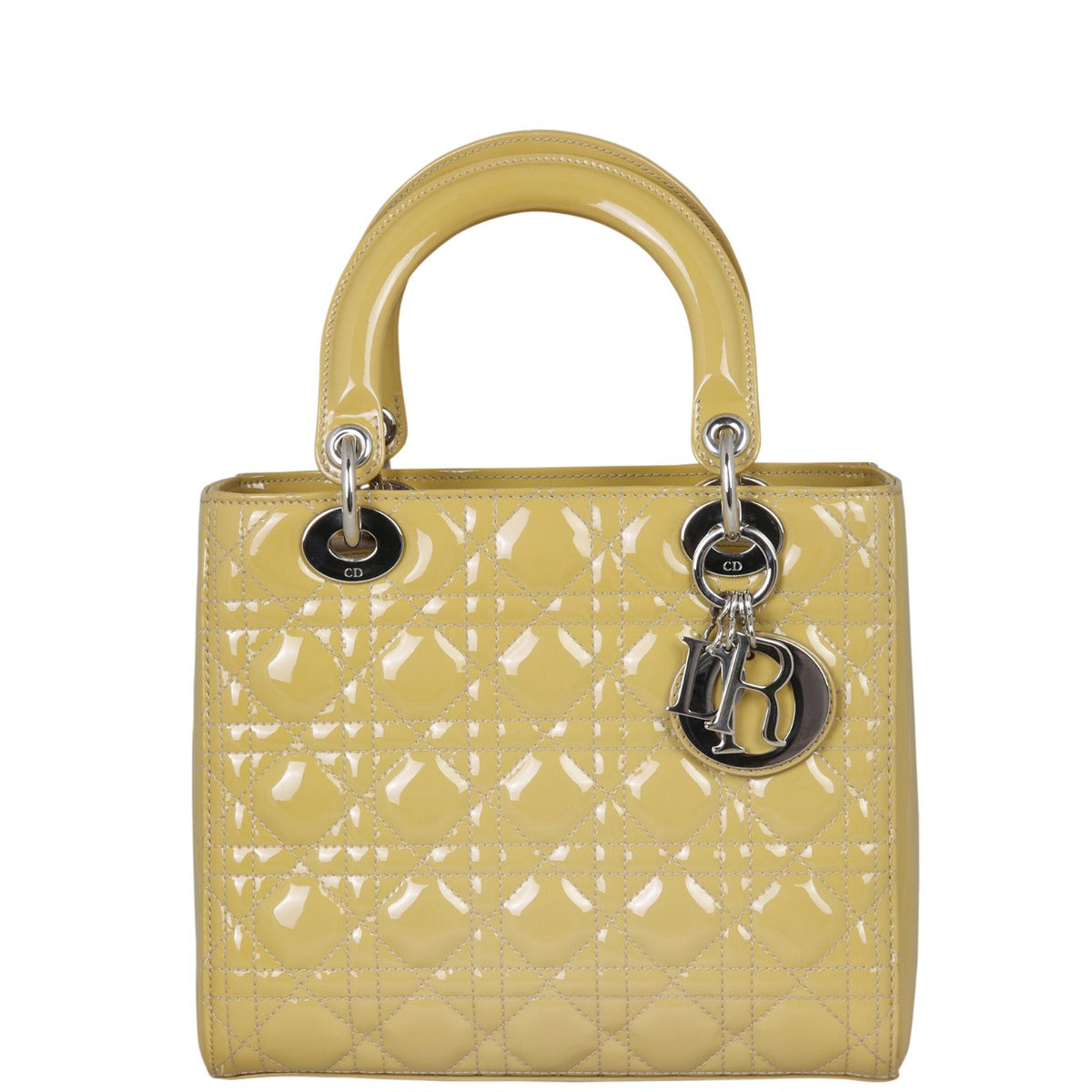 Dior Lady Dior Medium Patent Front