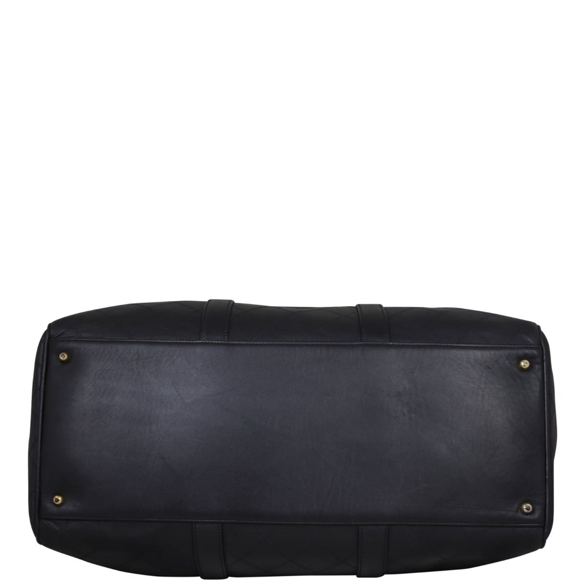 Chanel Vintage Double Stitch Duffle Bag Base