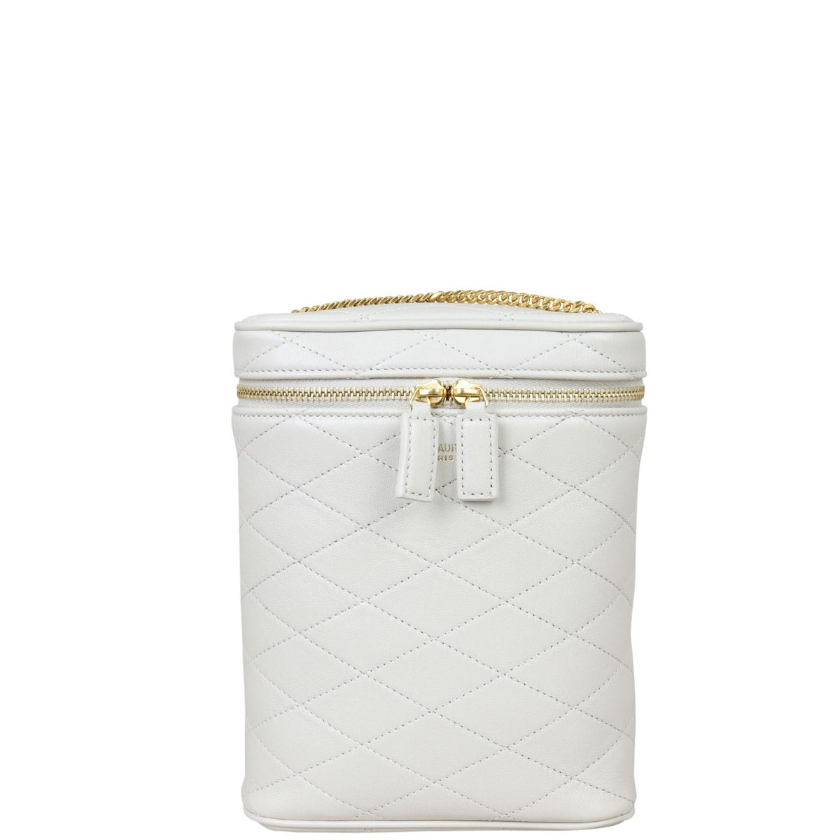 Saint Laurent 80s Quilted Vanity Chain Bag Front