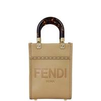 Fendi Mini Sunshine Shopper Front