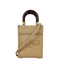 Fendi Mini Sunshine Shopper Front with Strap