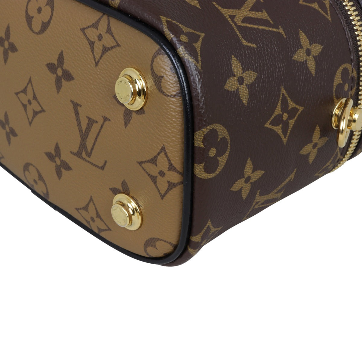 Louis Vuitton Vanity PM Monogram Reverse Corner Closeup