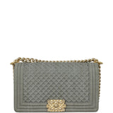 Chanel Boy Old Medium Denim Front