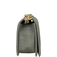 Chanel Boy Old Medium Denim Back Side