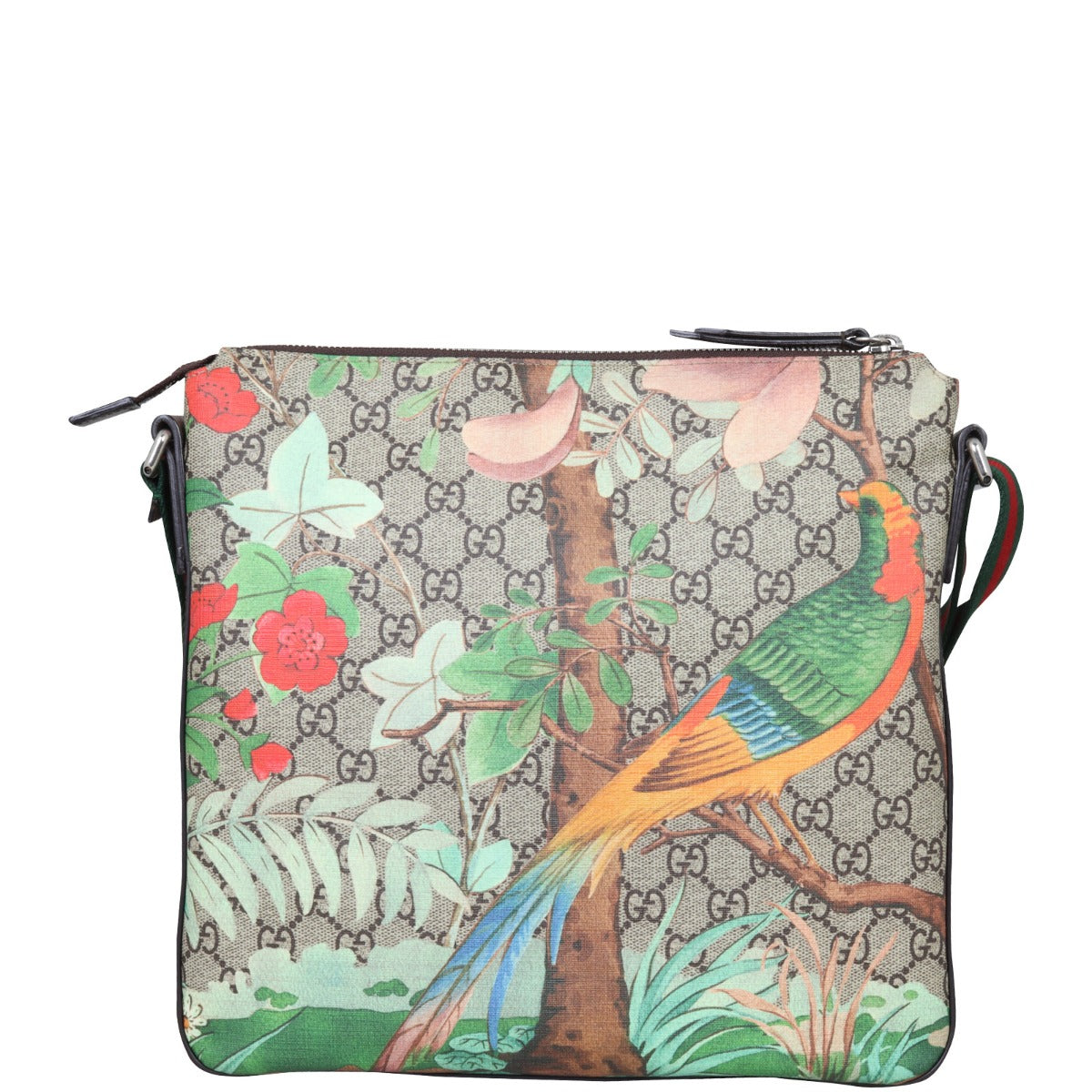 Gucci Tian GG Messenger Bag Back