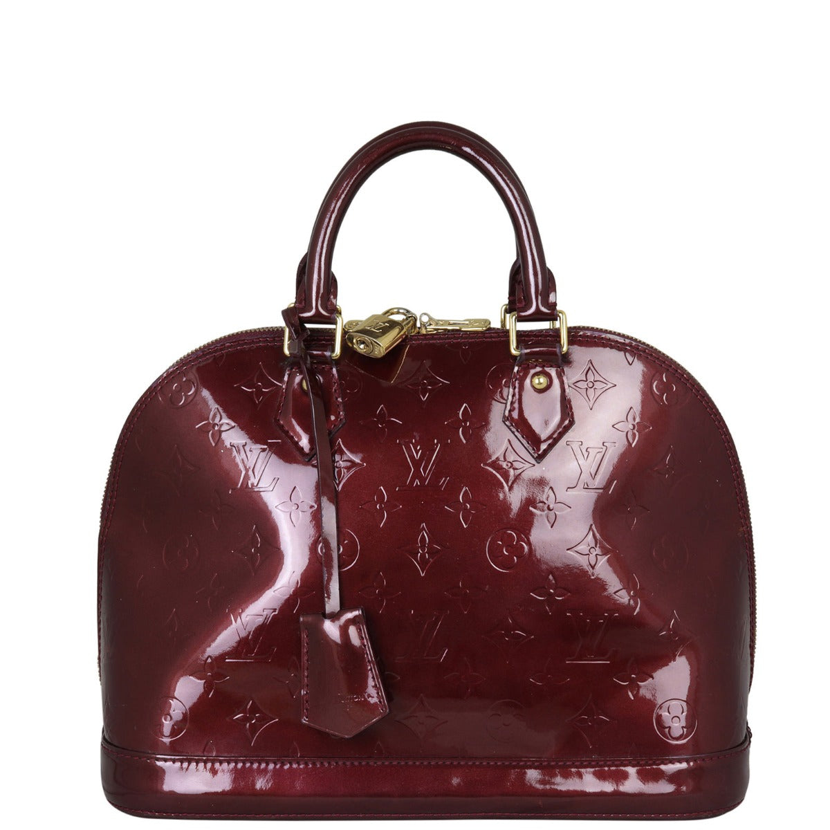 Louis Vuitton Alma PM Monogram Vernis  Front