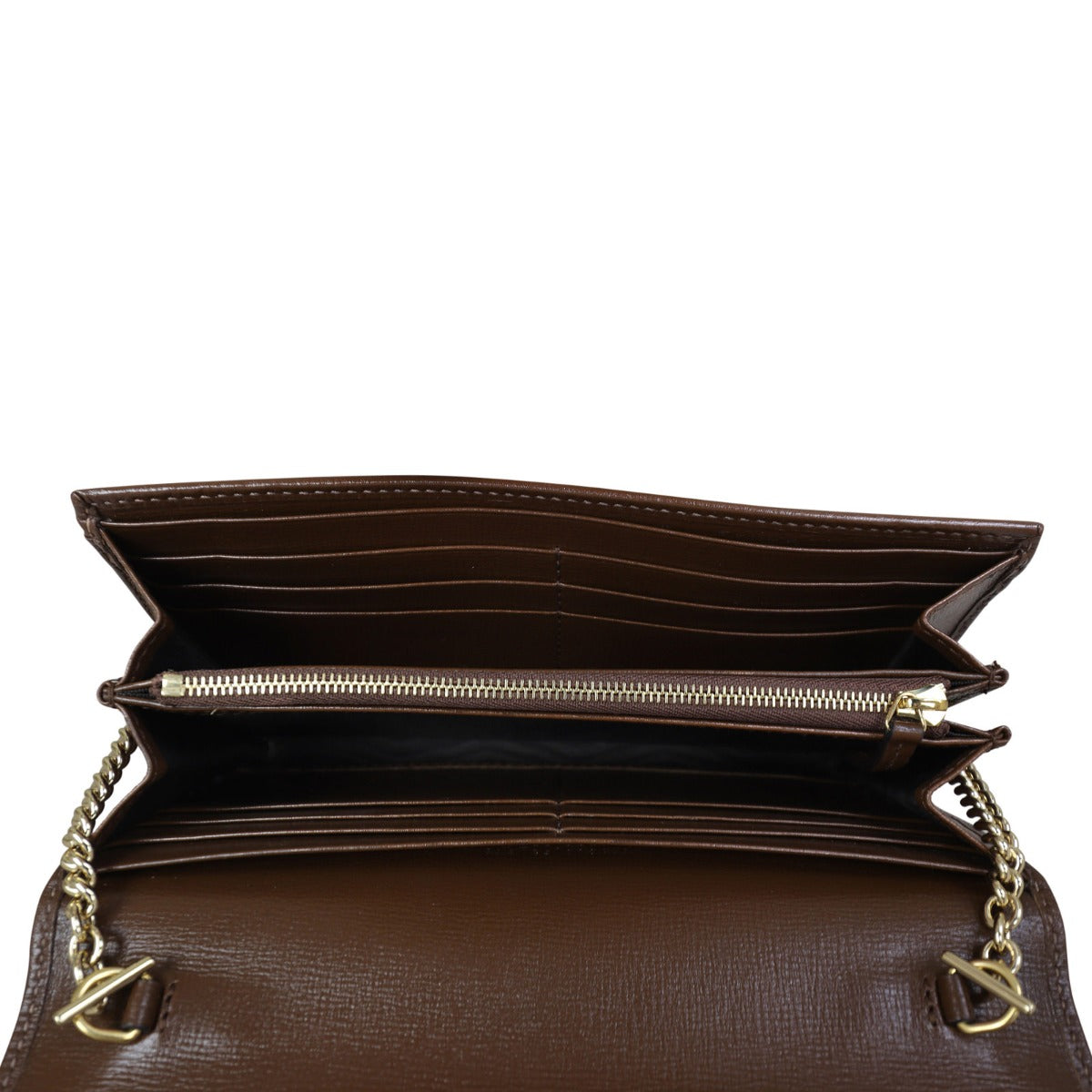 Gucci GG Supreme Horsebit 1955 Chain Wallet Interior