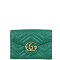 Gucci GG Marmont Matelasse Chain Wallet Front