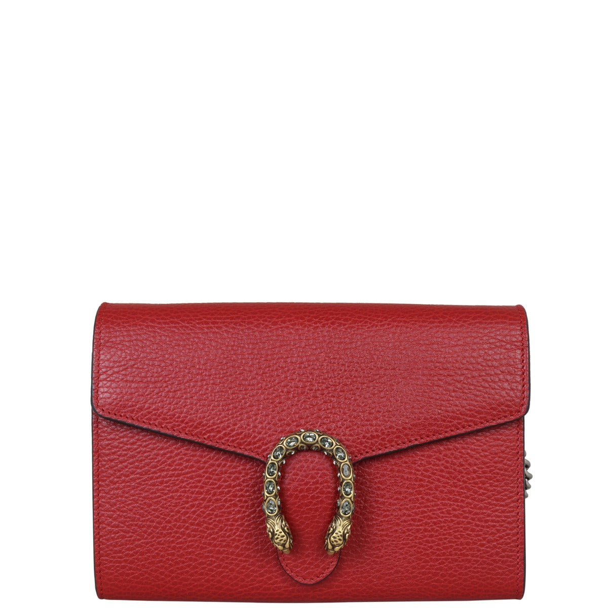 Gucci Dionysus Mini Leather Chain Wallet Front