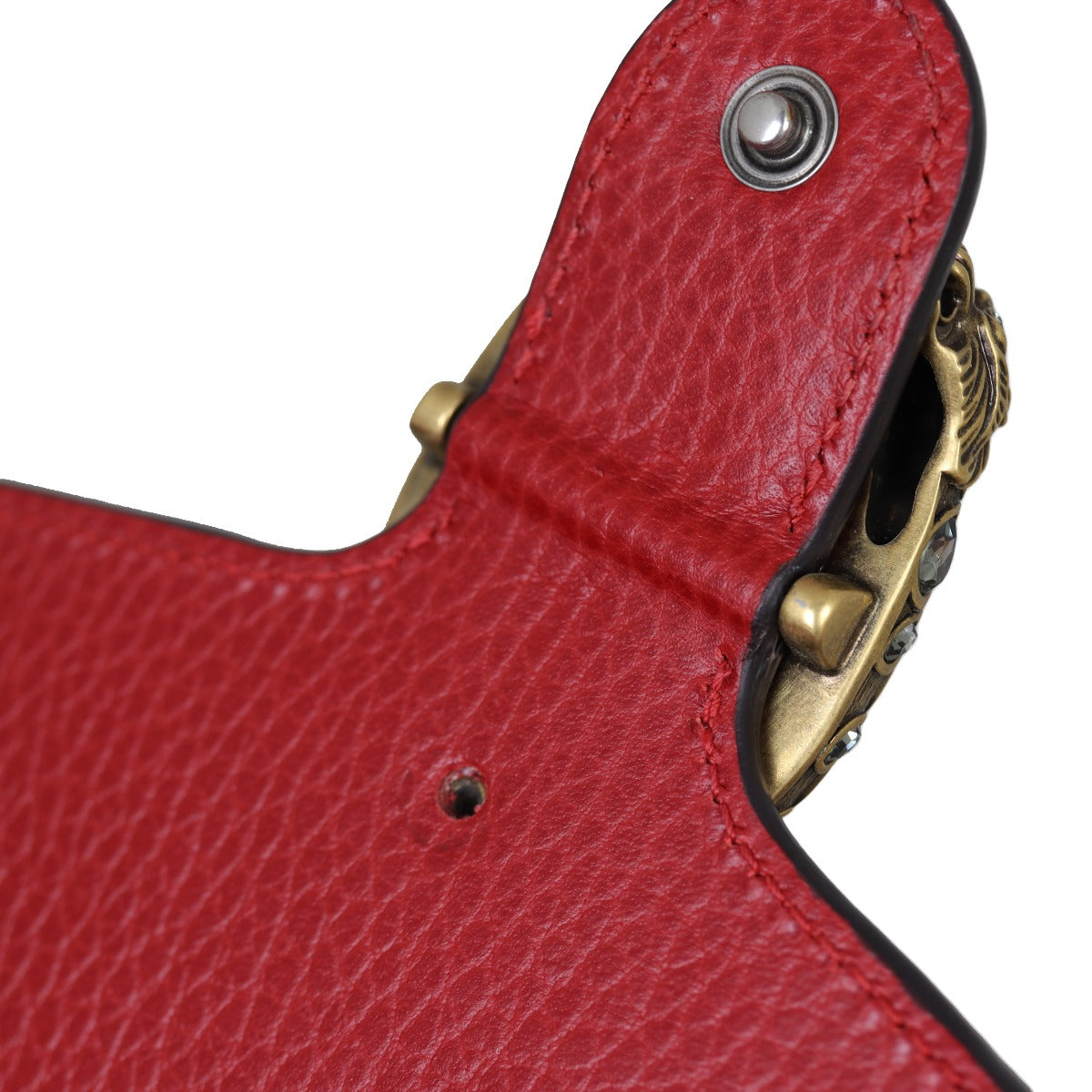 Gucci Dionysus Mini Leather Chain Wallet Missing Rivet