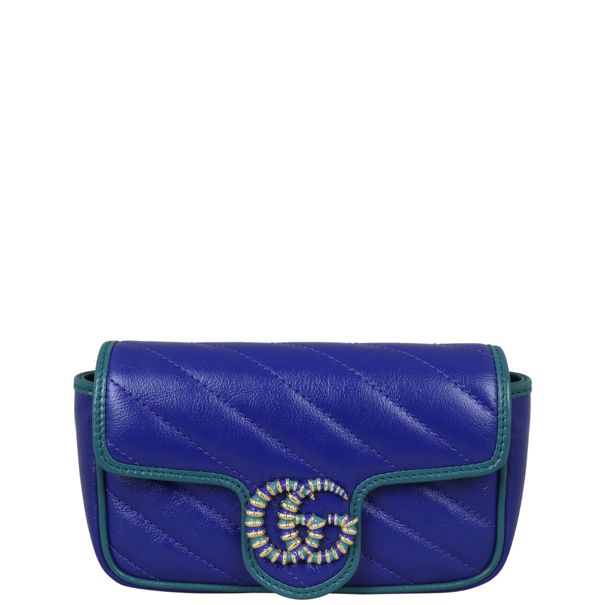 Gucci GG Marmont Matelasse Super Mini Shoulder Bag Front