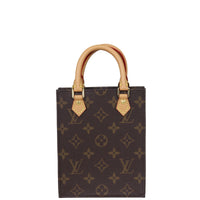 Louis Vuitton Petit Sac Plat Monogram Front